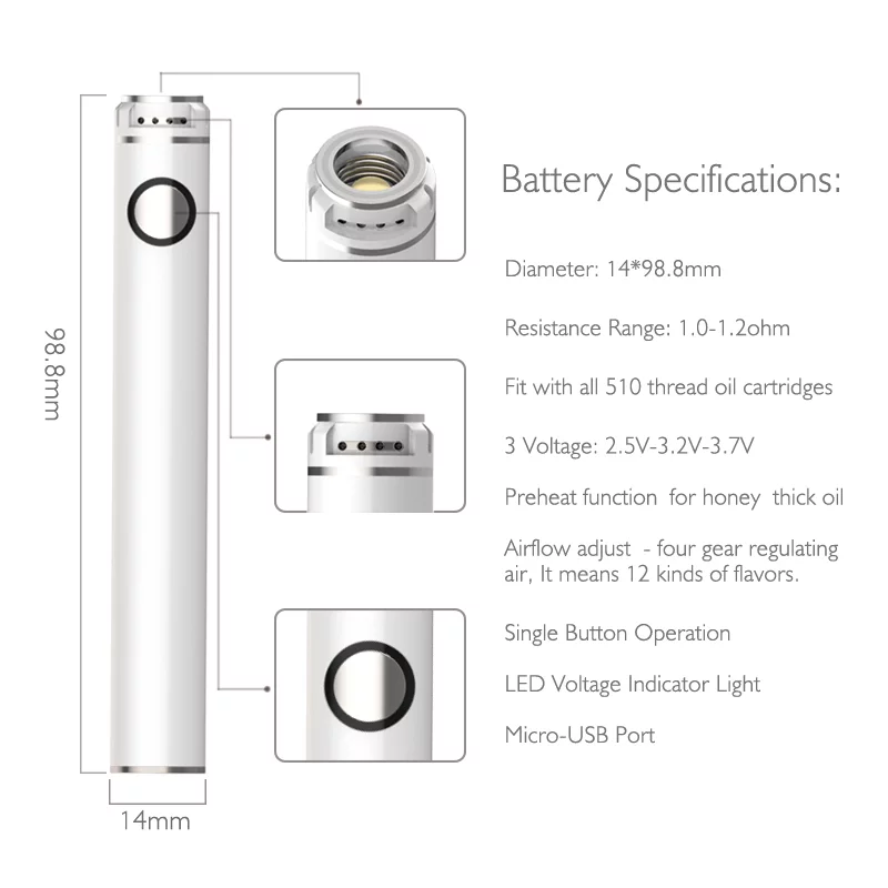 B1 Dab Pen Battery