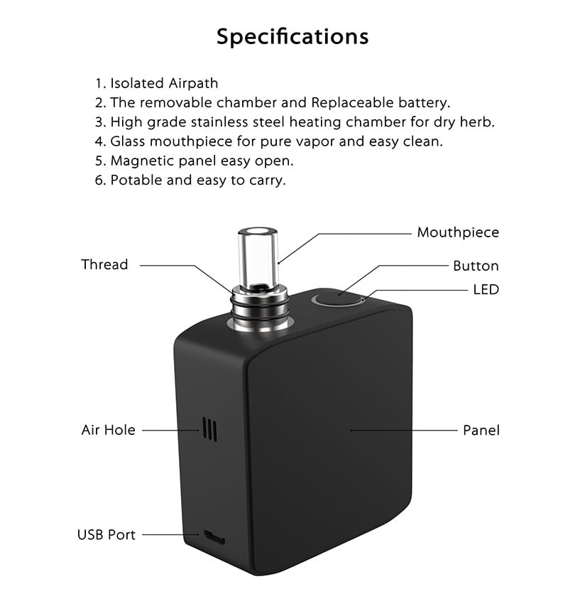 Weed vaporizer Aovape TRIO-2