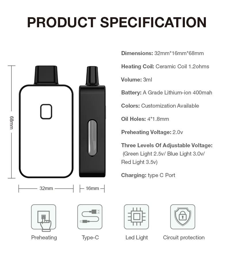 best disposable cbd vape Broad Spectrum Disposable CBD Vape main image 0