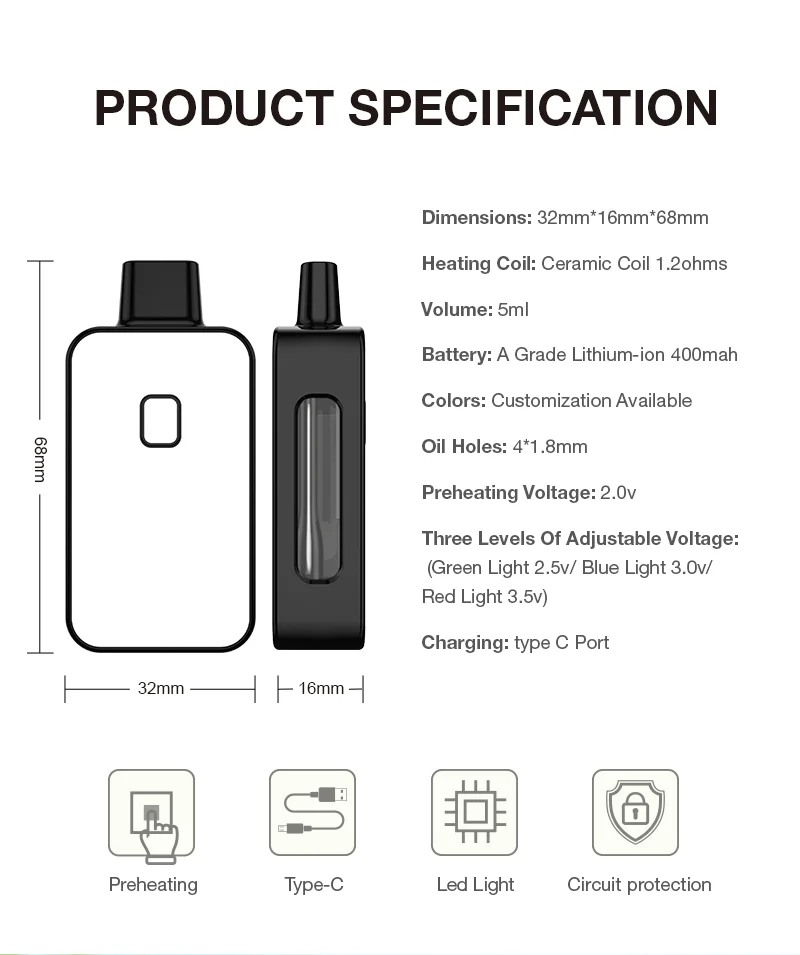 T5-5ml Cannabidiol vape device_02