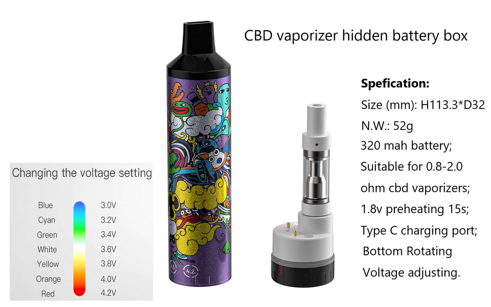 E2 oil vape pen kit-5