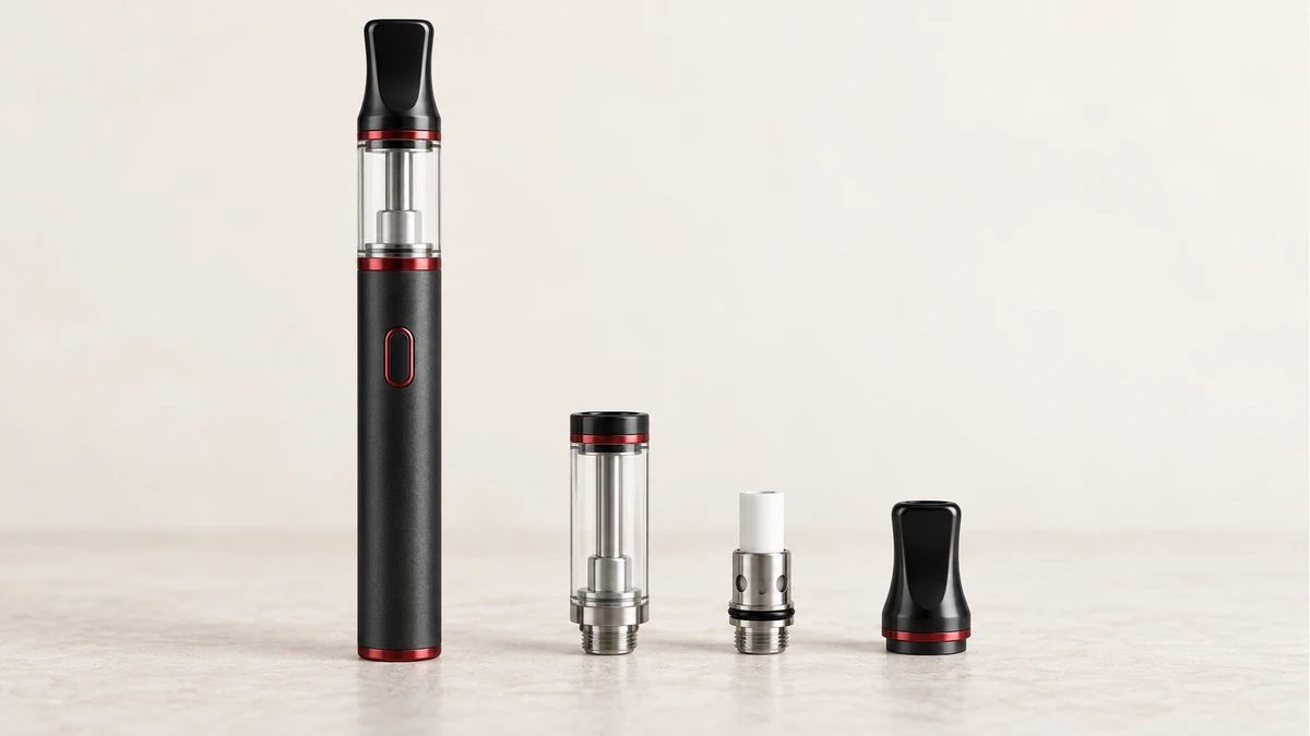 CBD vape pen heating core and oil hardware components