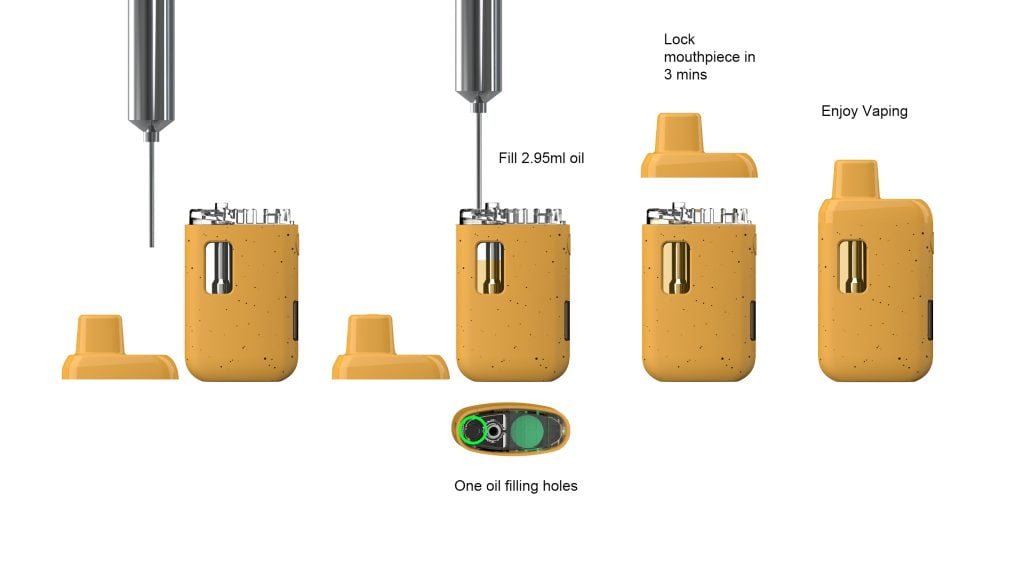 Long-lasting CBD vape pen-7