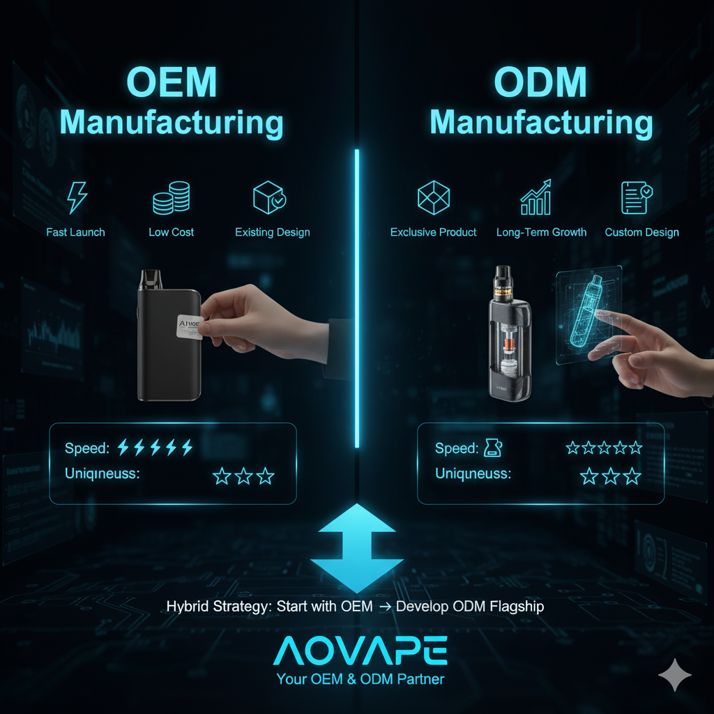 OEM vs ODM Vape Manufacturing Key Differences