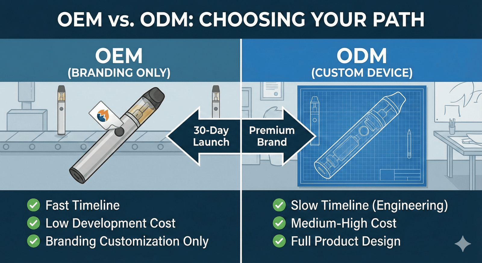 OEM vs. ODM Comparison