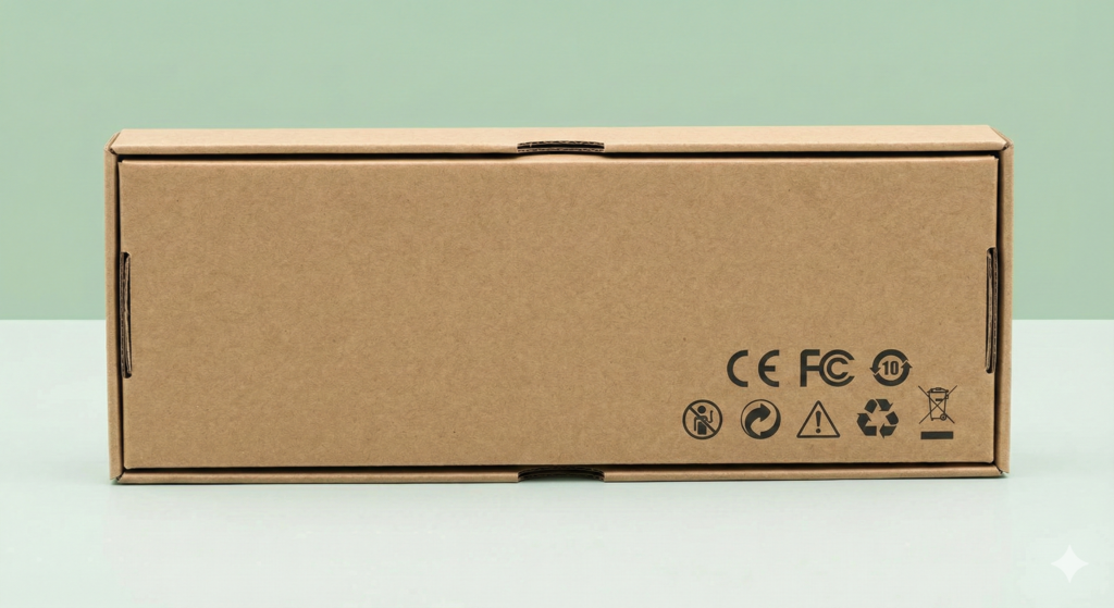 Retail Packaging Box with CE and FCC Compliance Certifications