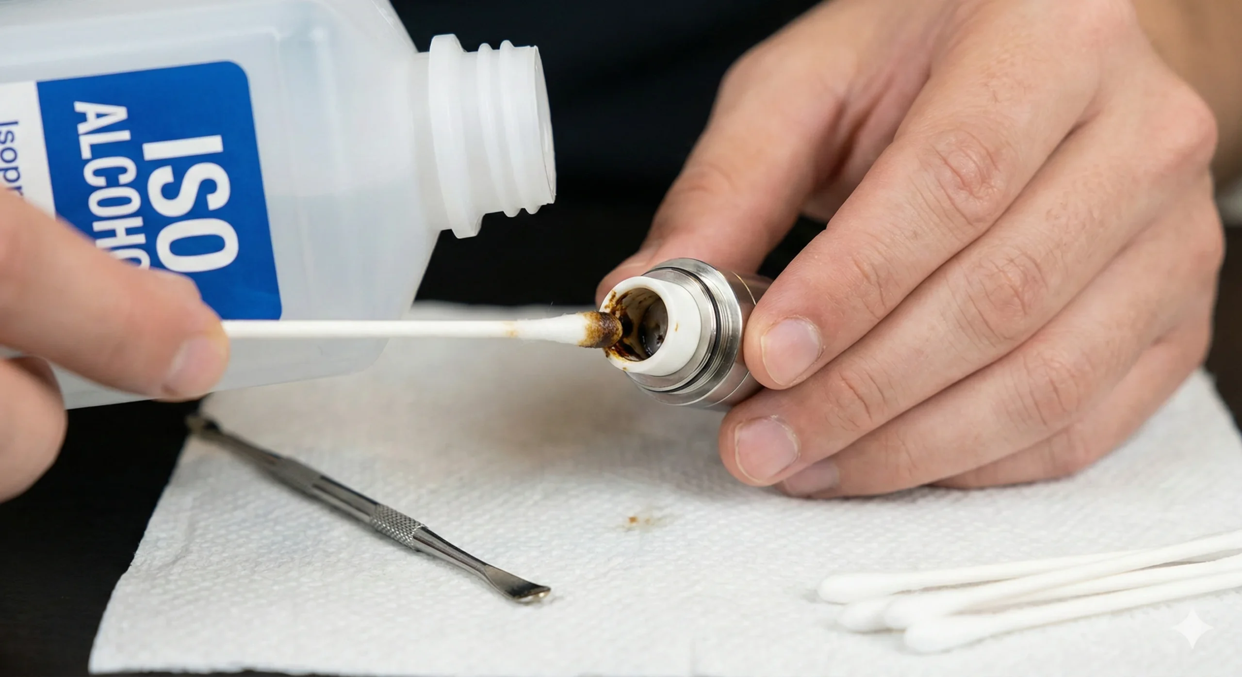 Cleaning a Dab Pen Atomizer