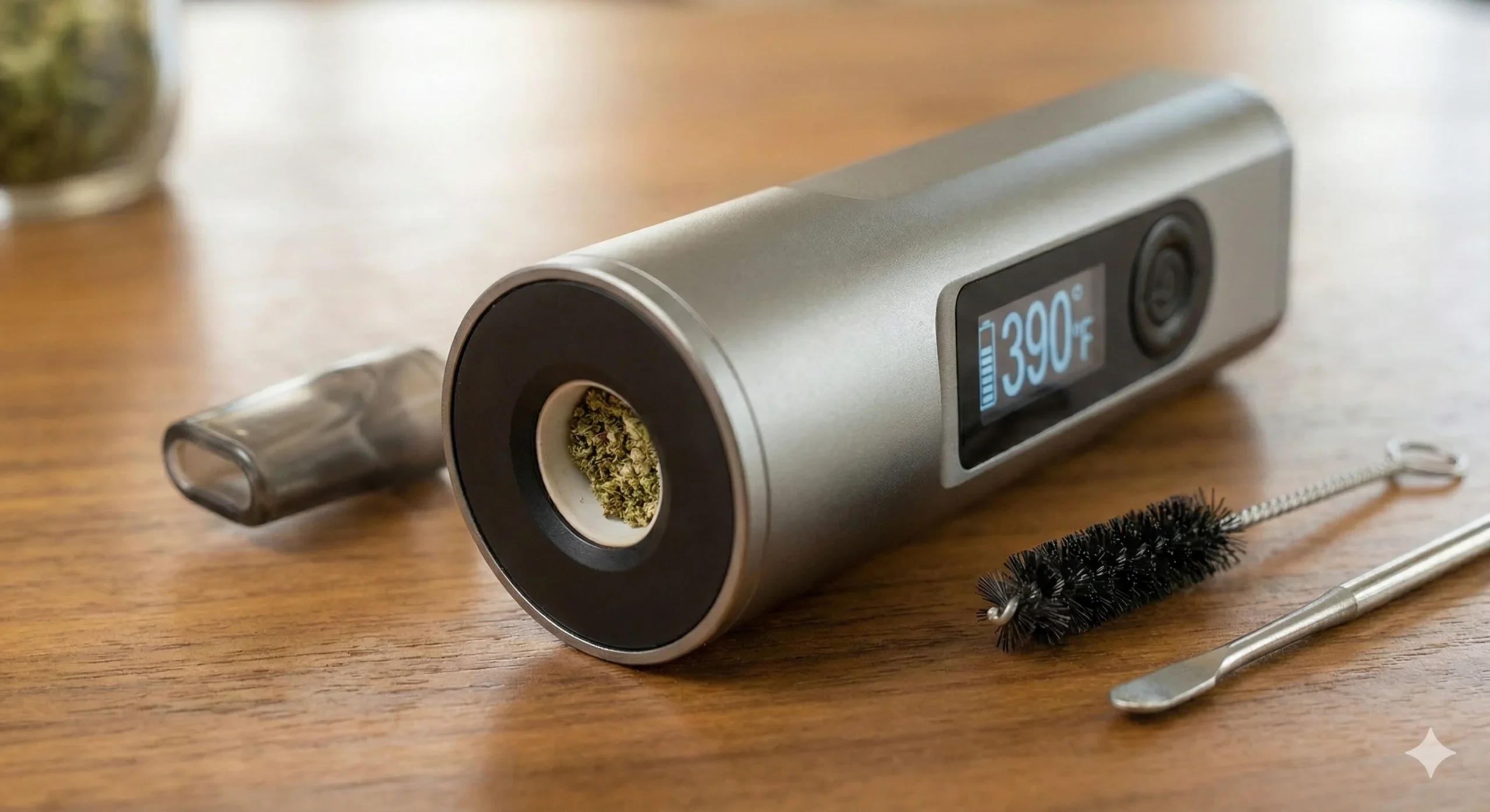 Close-up of Heating Chamber and Accessories