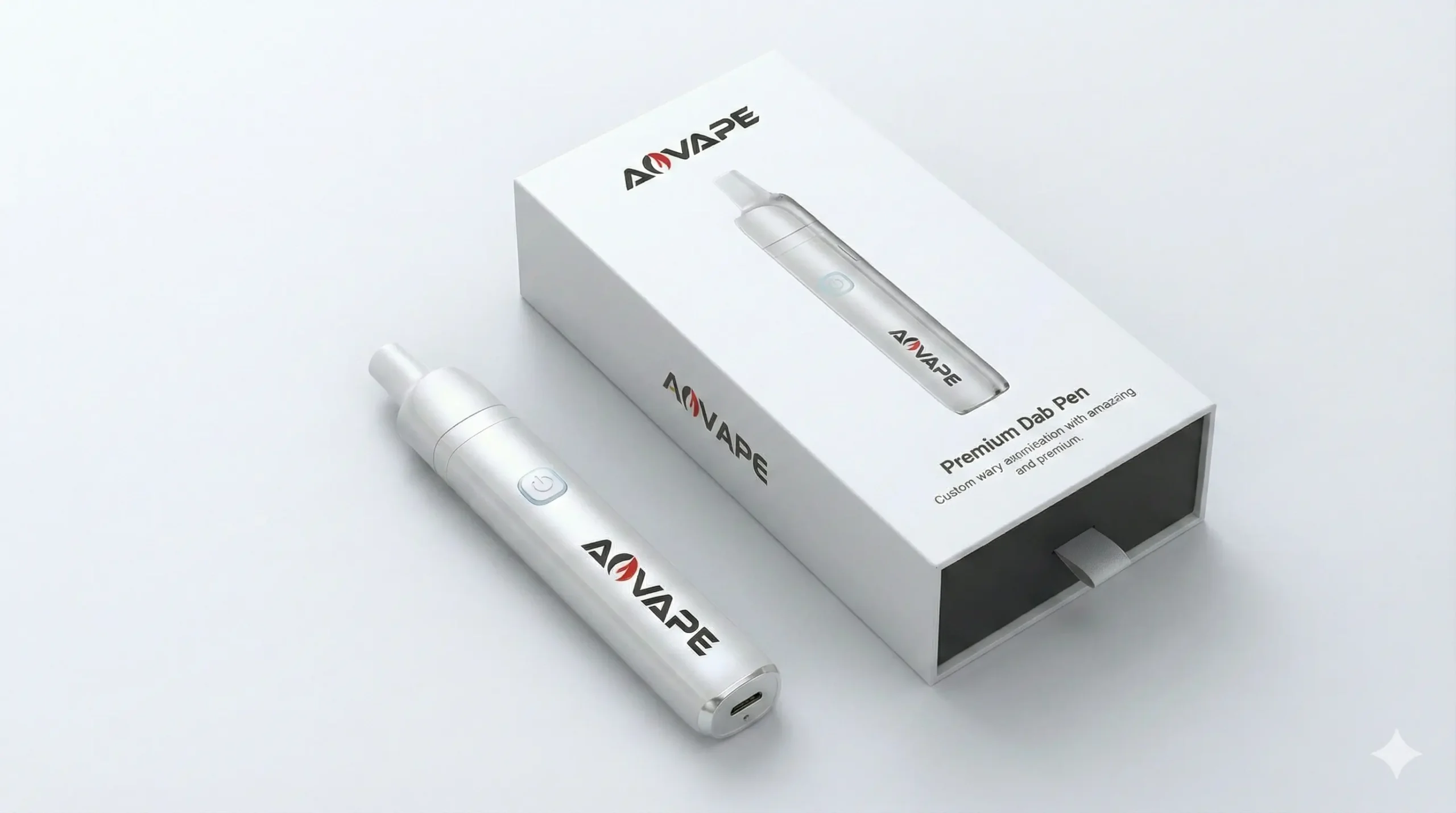 Custom Branded AOVAPE Dab Pen and Premium Gift Box