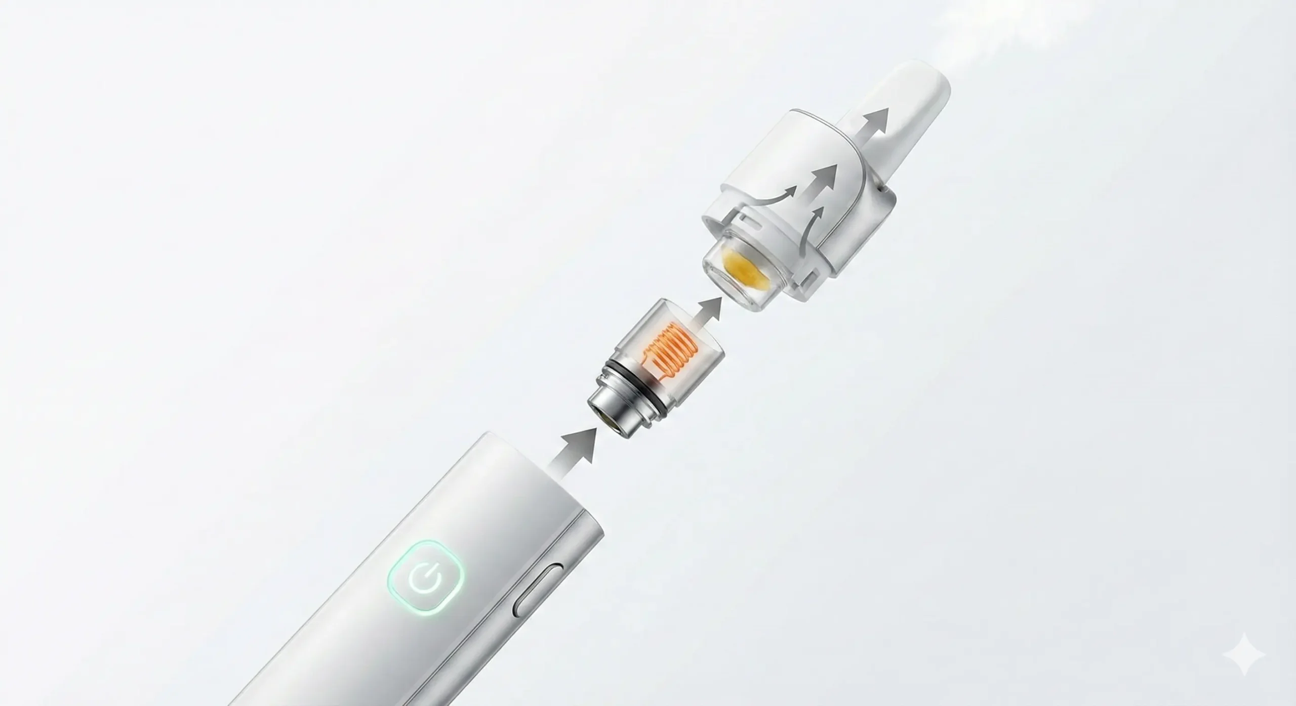 Exploded View Diagram of a Dab Pen's Internal Components