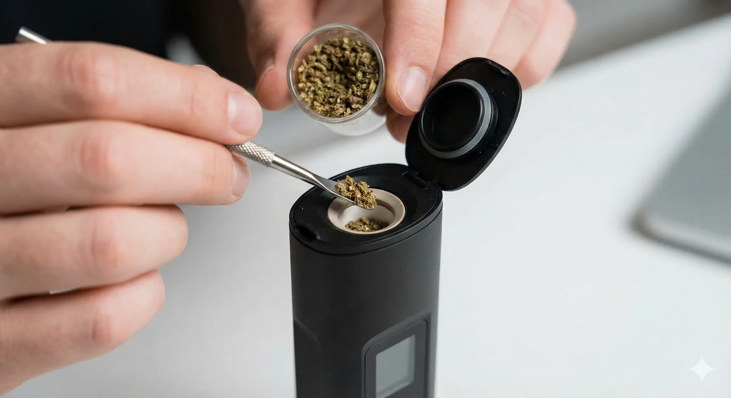 Loading a Dry Herb Vaporizer