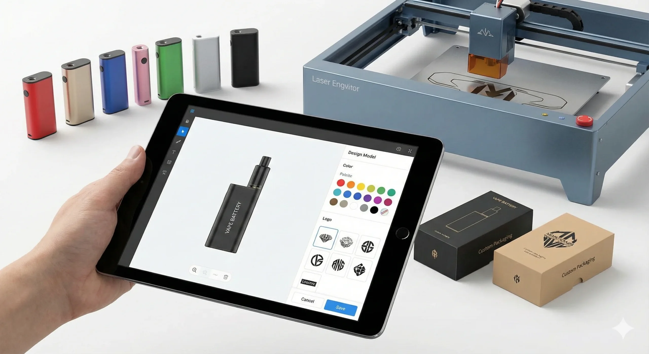 OEM Vape Battery Customization and Brand Design Process
