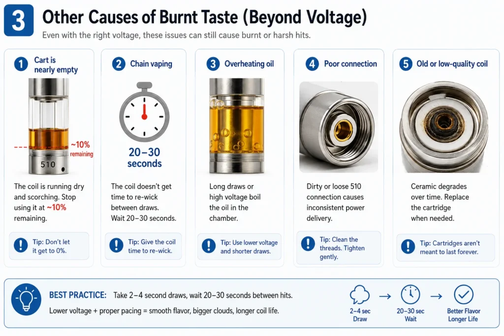 AOVAPE burnt taste vape cart causes 03
