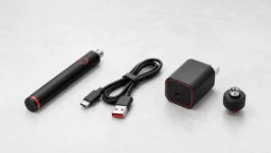 Vape battery, cable and charger arranged for a compatibility review