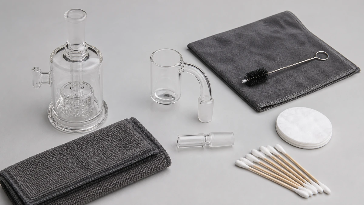 bong dab attachment cleaning access
