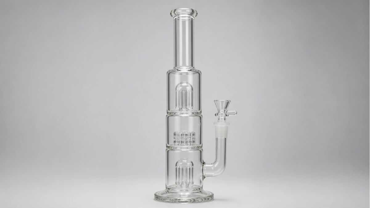 three chamber bong three chamber water pipe