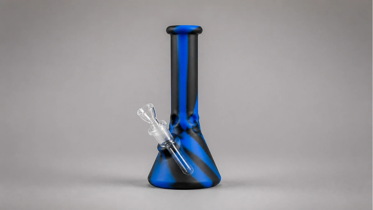 silicone beaker bong removable components