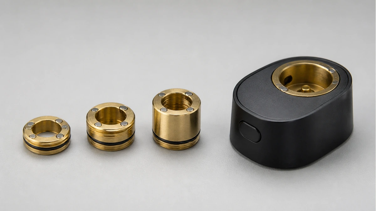 510 magnetic adapter adapter size and height