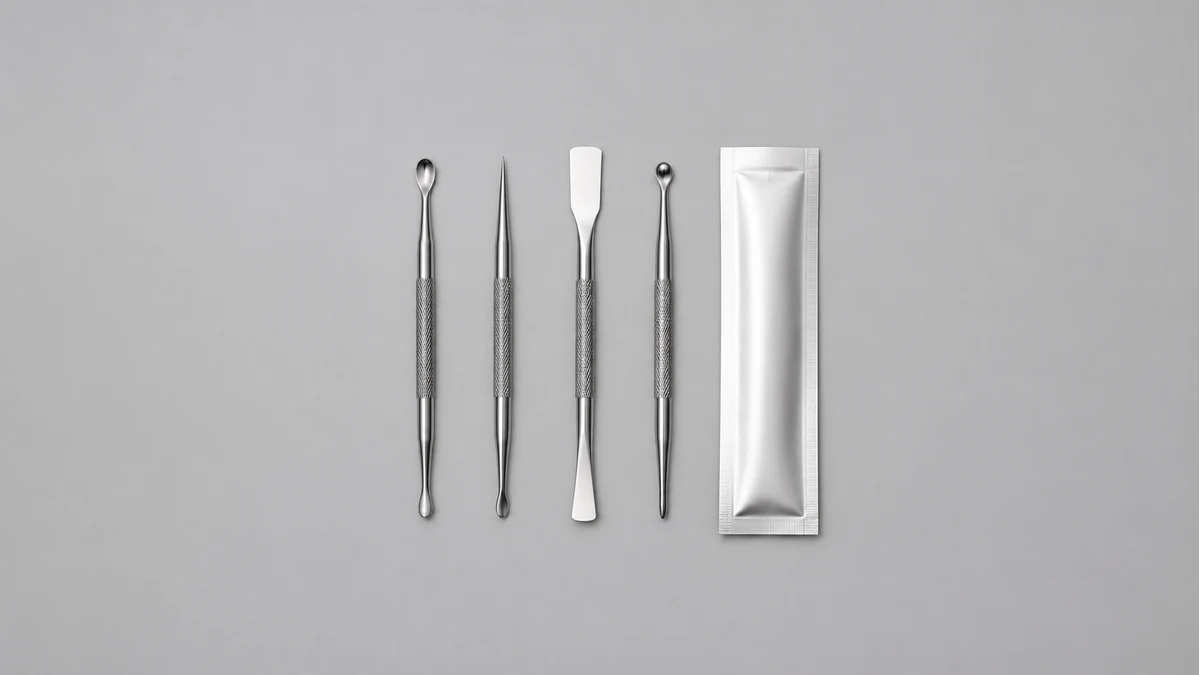 A custom dab tool starts with the job, tip geometry and a handle that can be controlled