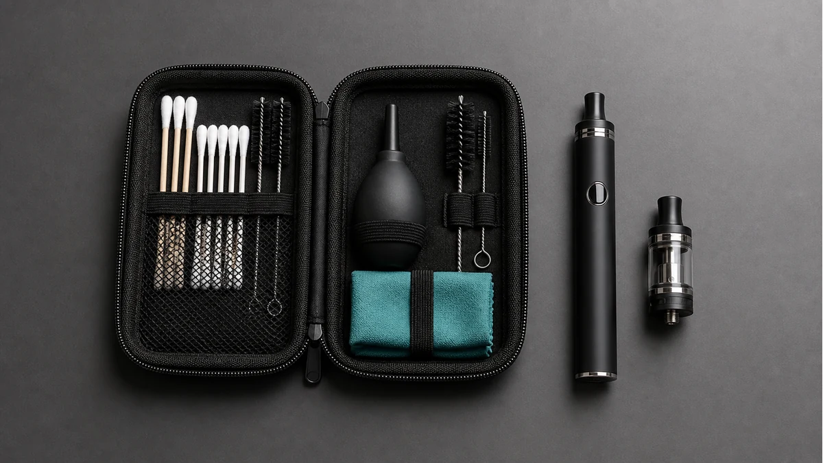 A useful vape cleaning kit matches its tools to the actual device