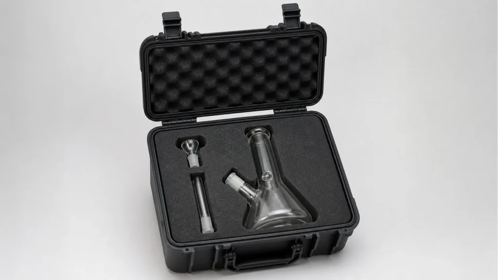 bong travel case fitted travel case