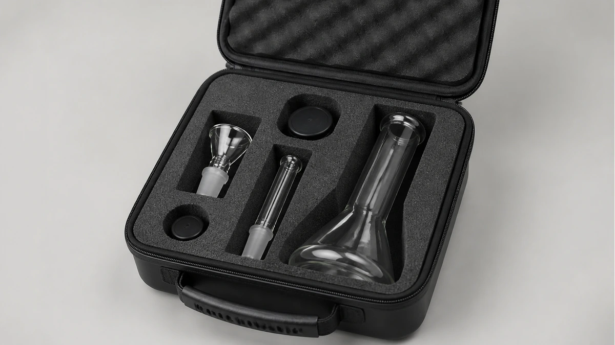 bong travel case clean dry storage