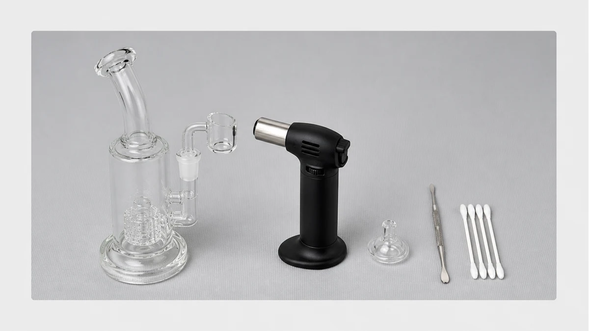 Beginner glass setup and essential accessories