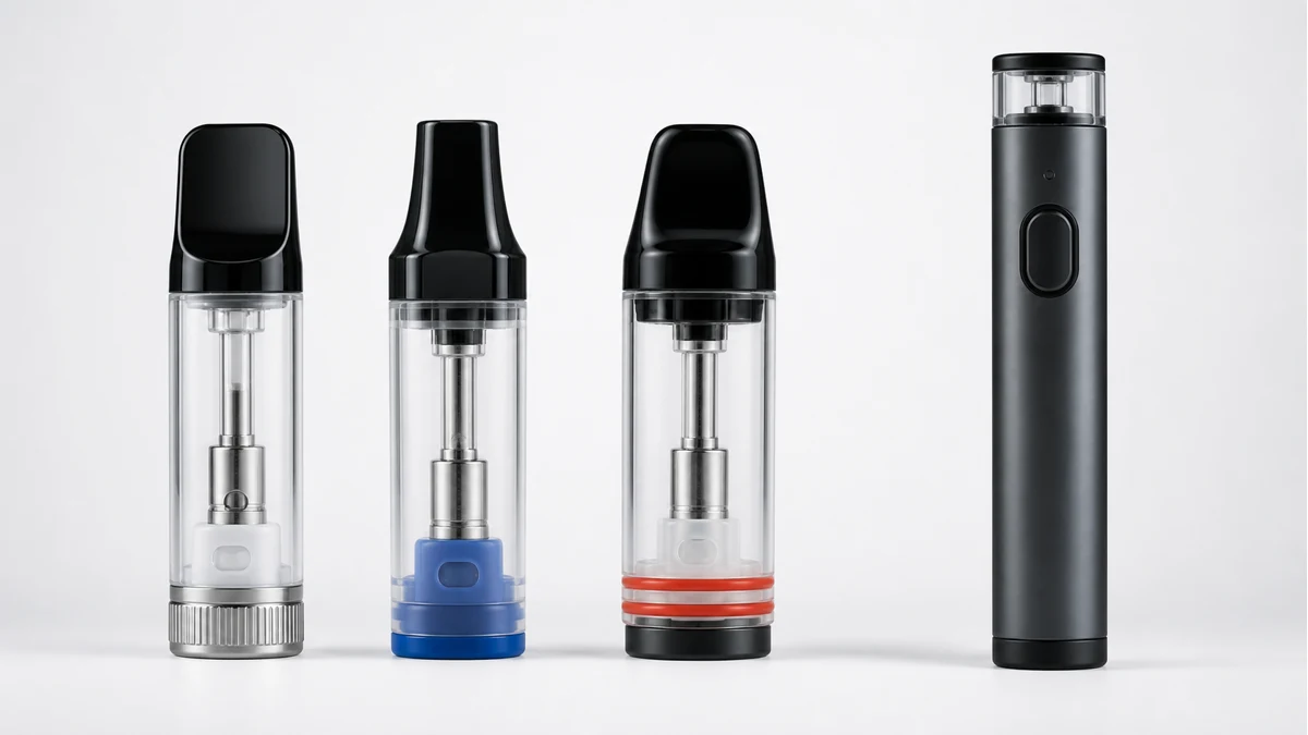 Cartridge battery fit check Refillable pen storage and leak-prevention setup