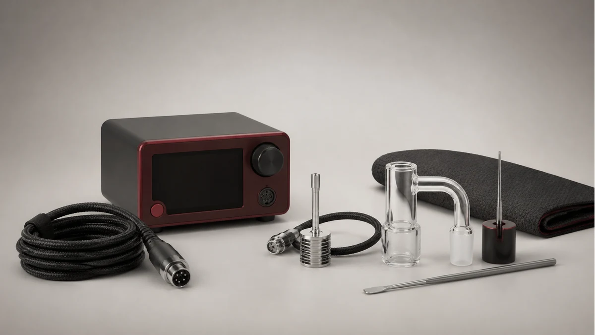 Heater setpoint and quartz surface reading shown as separate measurements without invented numbers