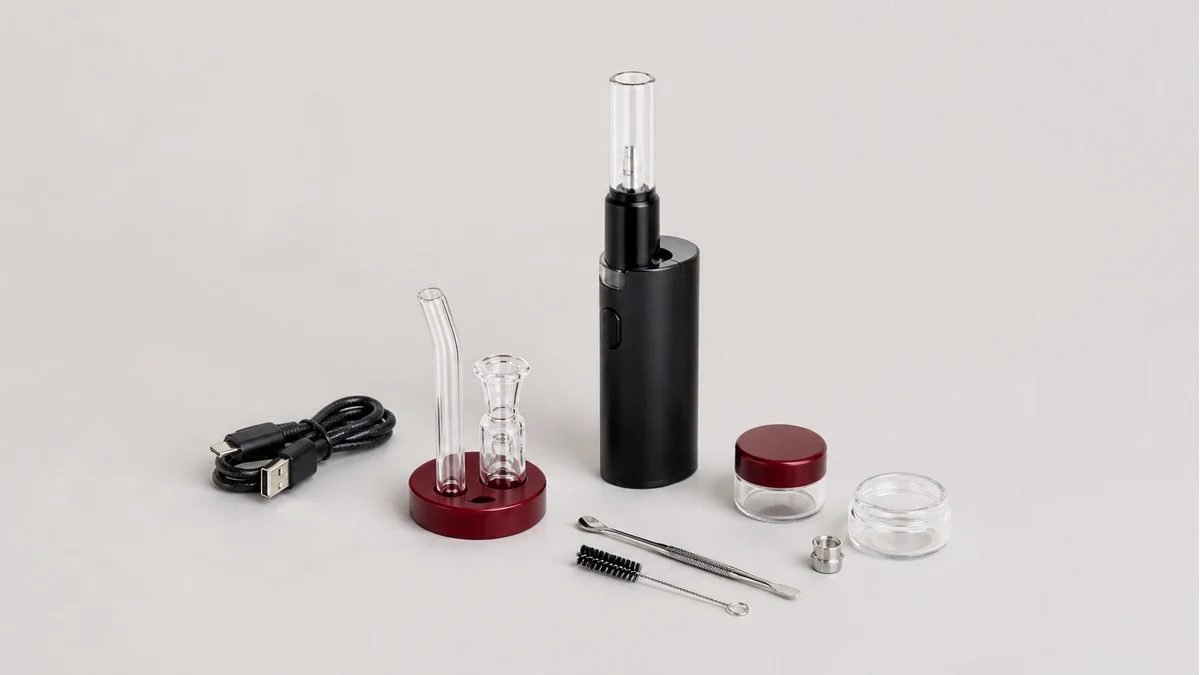 A removable collector tip seated straight and secured before any heat is applied