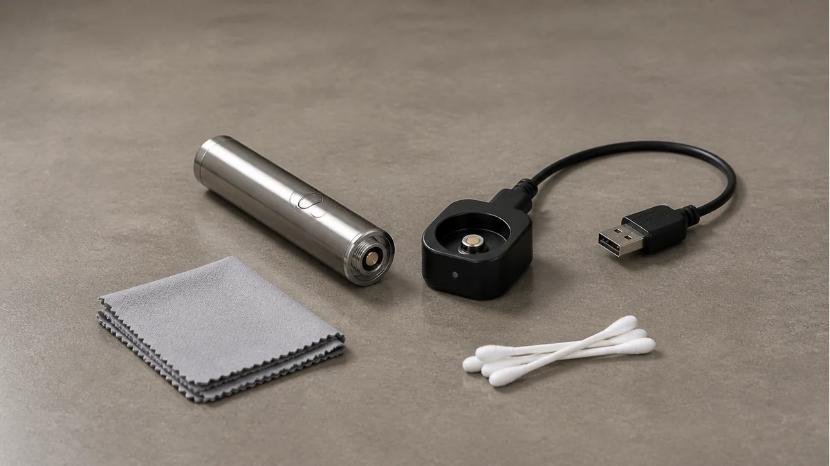 Clean removable battery contacts only as the device maker instructs and let them dry fully
