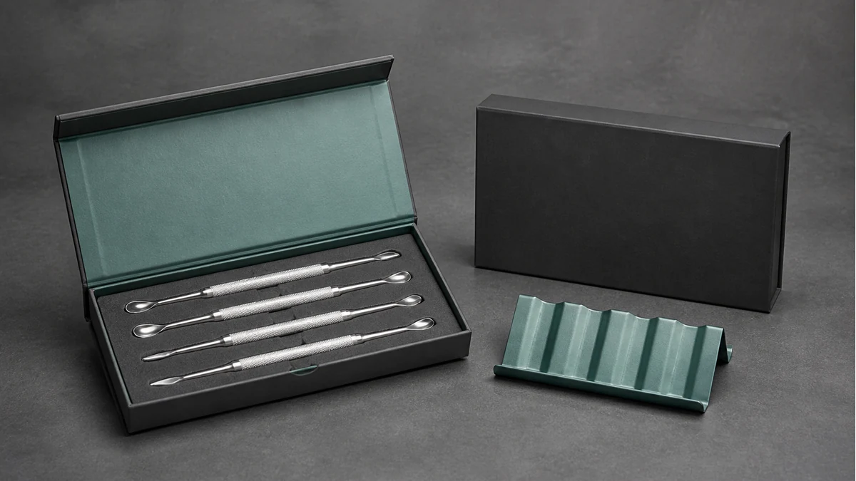 Packaging should protect the approved sample without hiding its functional surfaces