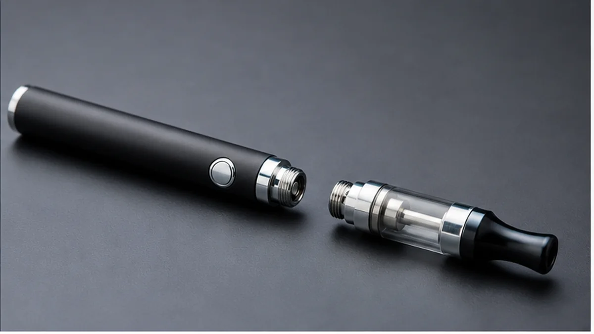 Generic 510 battery and wax atomizer separated