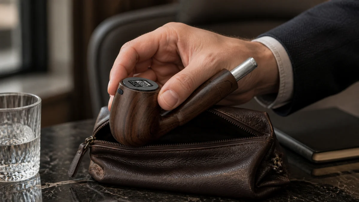 AOVAPE Heritage Pipe Vaporizer — Extended Glass Path