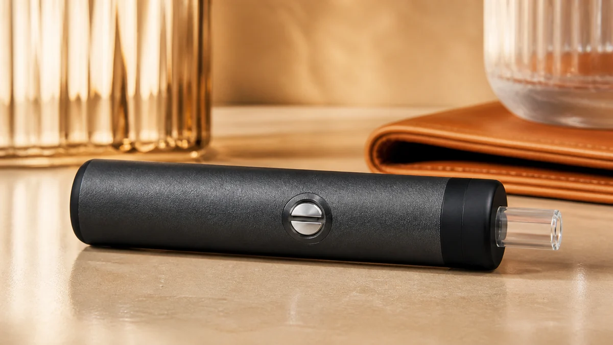 AOVAPE Luma Glass-Tip Vaporizer — Glass Tip and Stainless Chamber