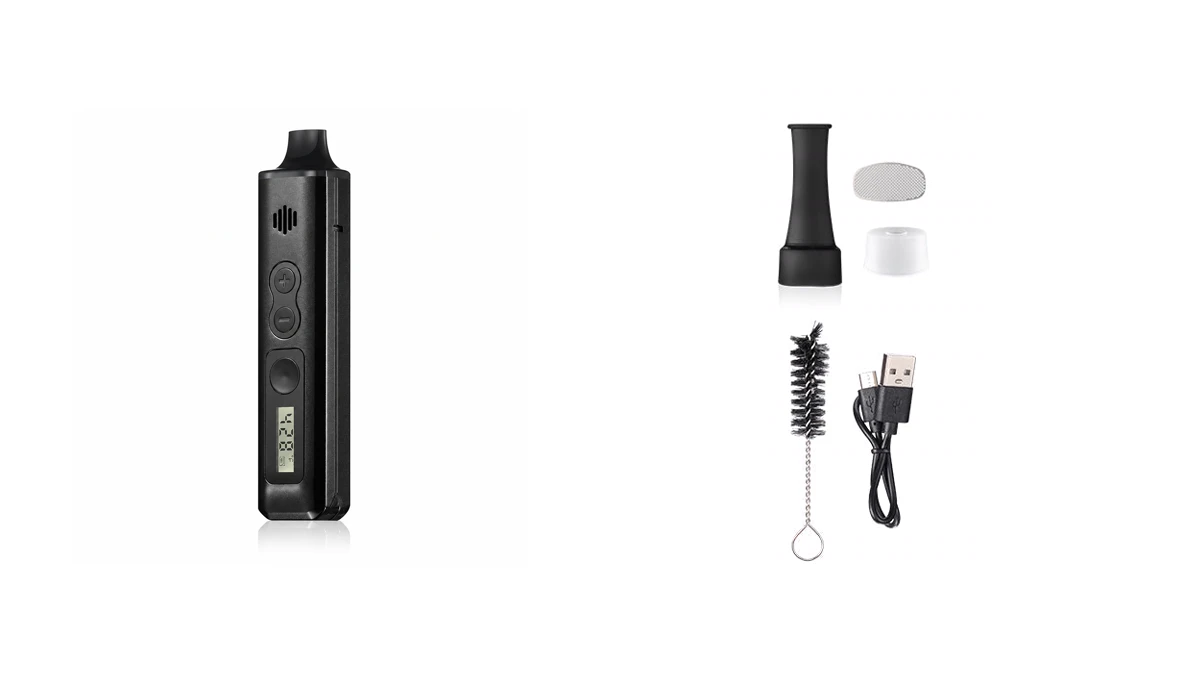 AOVAPE Vector Dry Herb Vaporizer — Included Handling and Care Parts