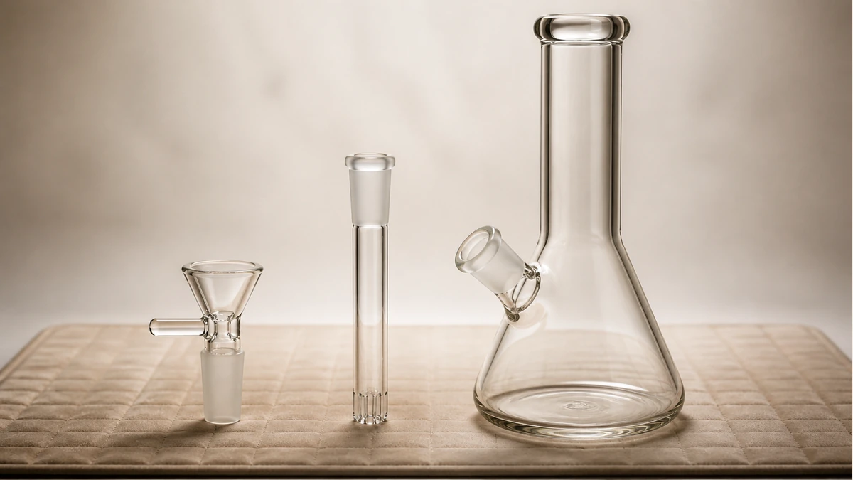 Bowl, downstem and water pipe must be treated as one fit system
