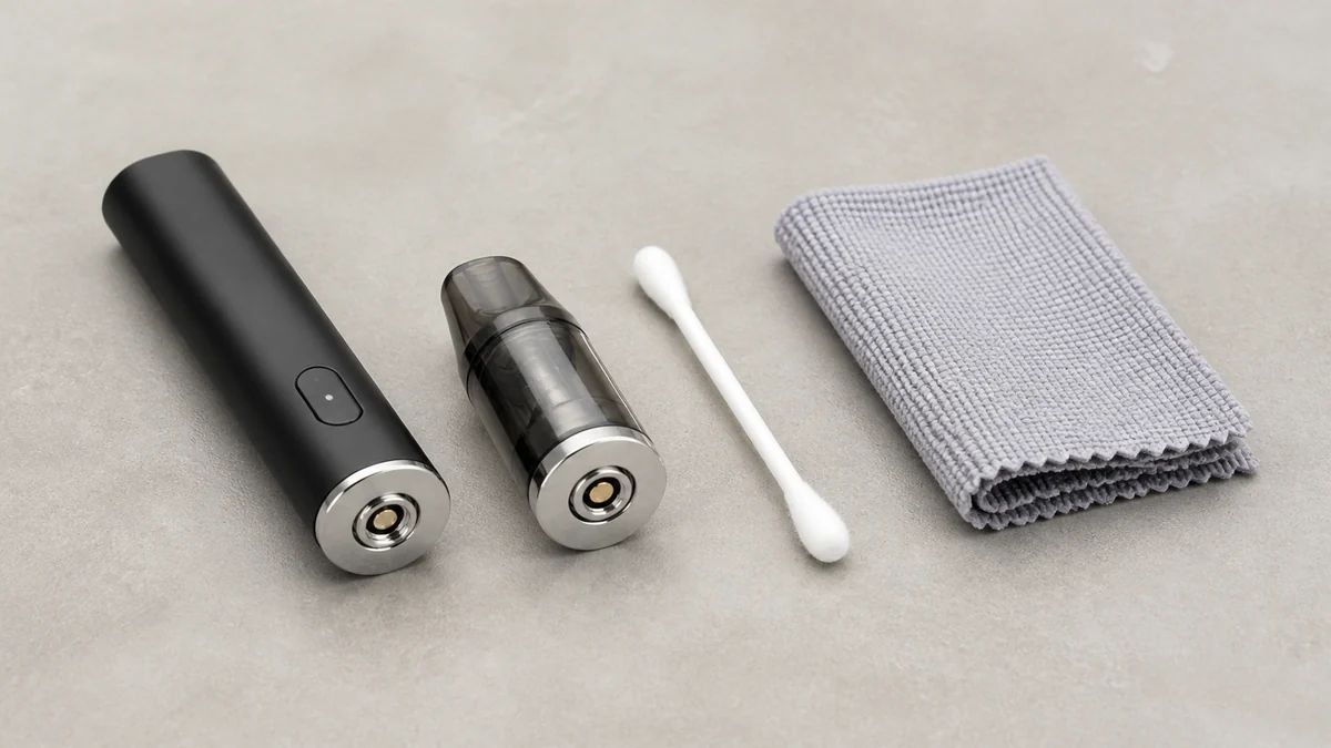 Inspect dry contacts gently; never soak the battery connection.