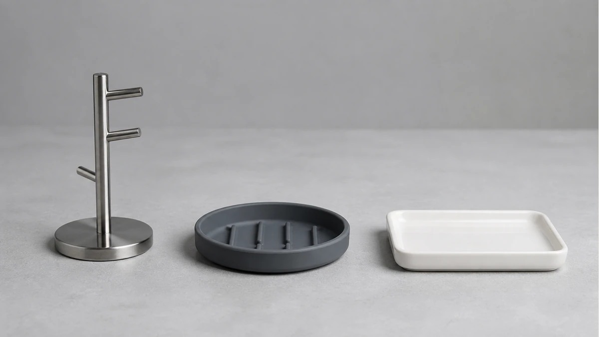 Stands, rests and trays create different landing surfaces