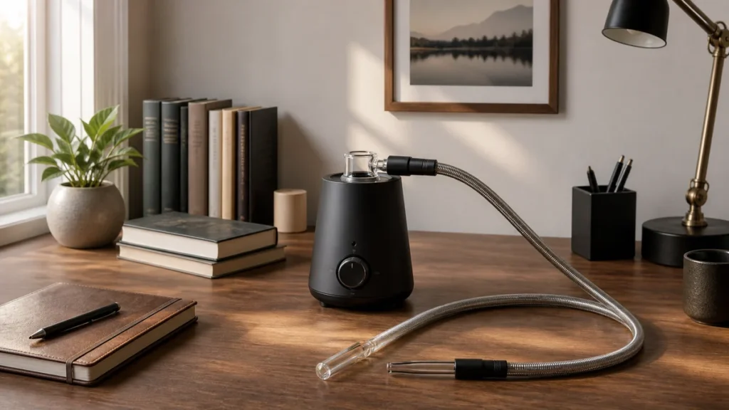 desktop vaporizer home setup