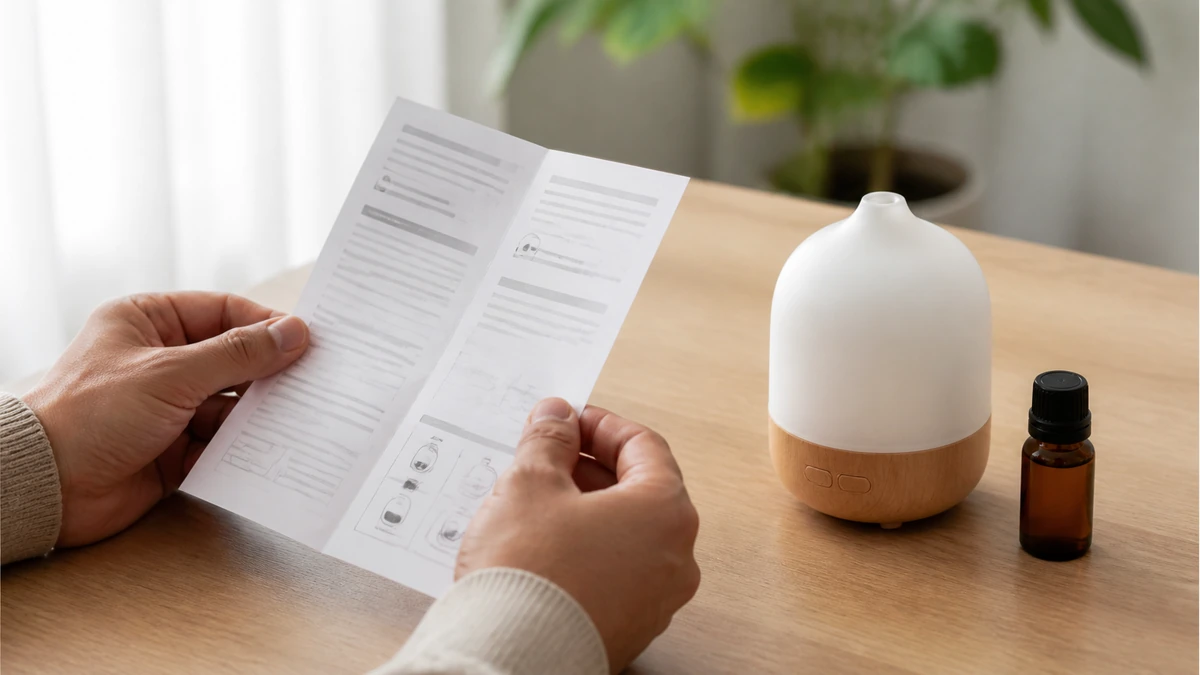Manufacturer instructions determine the intended use of an aroma device