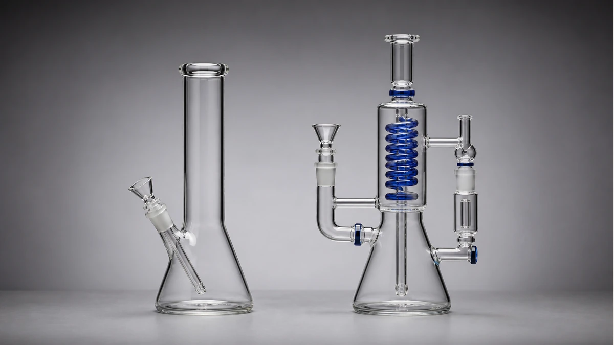 Simple glass and freezable coils create different cleaning routines