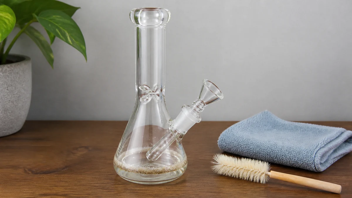 Separate cleaning setups for glass, silicone and electronic parts