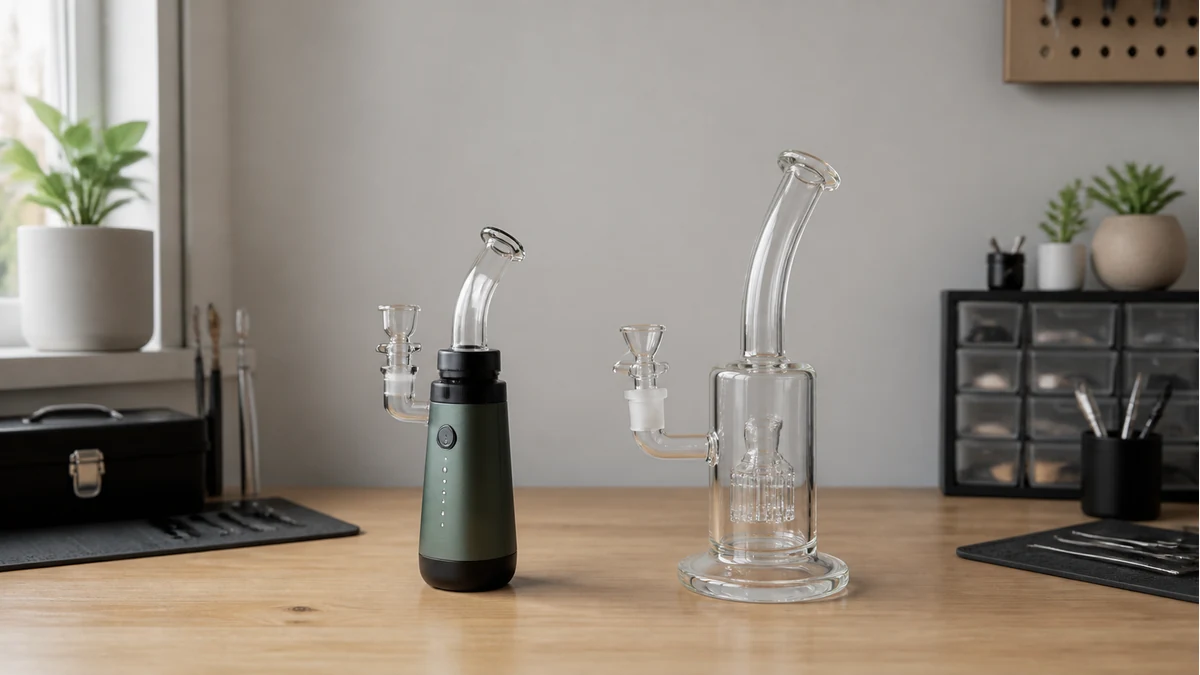 Erig vs glass rig for how to take a dab without a rig