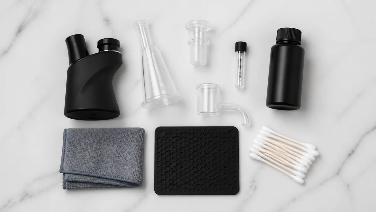 Concentrate device cleanup for how to take a dab without a rig