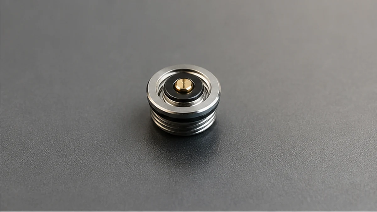 small magnetic 510 adapter thread and contact close-up