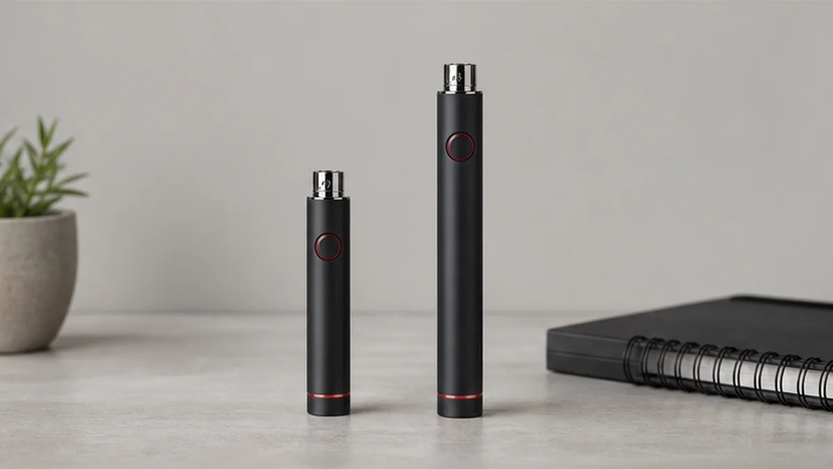 Two compact 510 batteries with different physical sizes