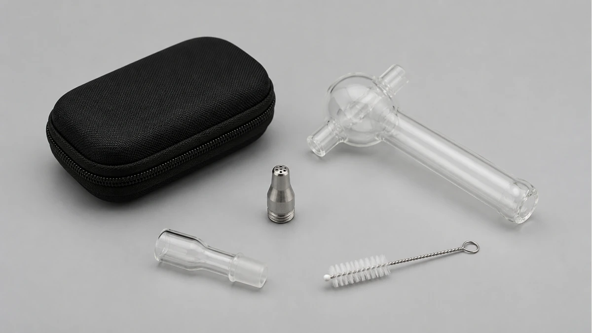 A collector kit should keep the hot tip separate from the mouthpiece