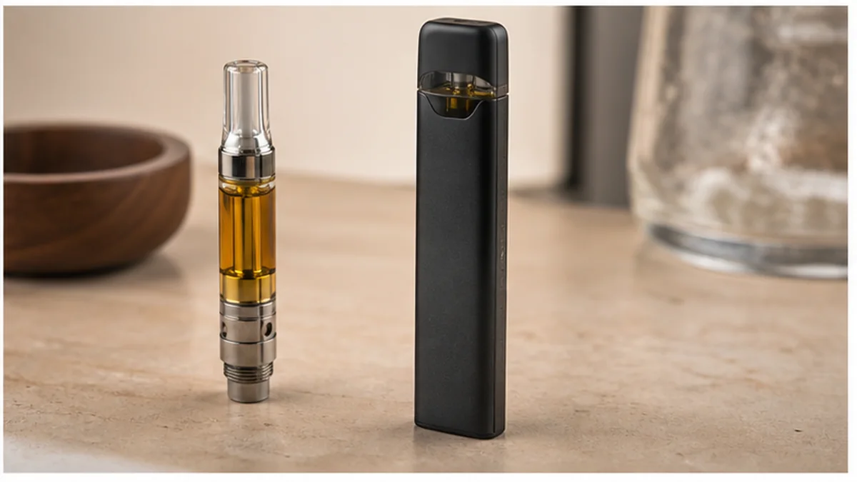 Rosin cartridge and all-in-one vape hardware compared