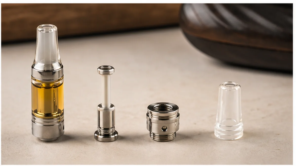 Rosin cartridge inlet core and airway components